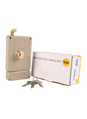 Rimlock With Dimple Key Grey/Gold