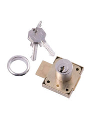 Cabinet Steel Door Lock Set Gold/Silver