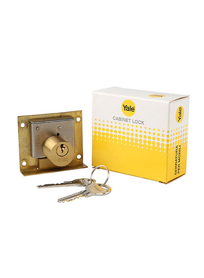 Cabinet Lock Set Gold