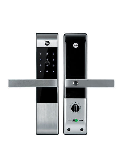 Yale YDM3109A Mortice Smart Lock Black/Silver 38cm