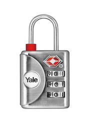 Combination Padlock Silver/Red/White 32millimeter