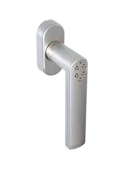 Digital Code Handle Lock For Window White