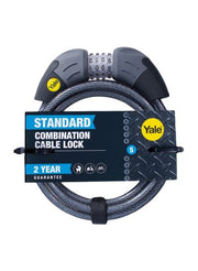 Standard Combination Cable Lock For Bikes 8x1x7centimeter