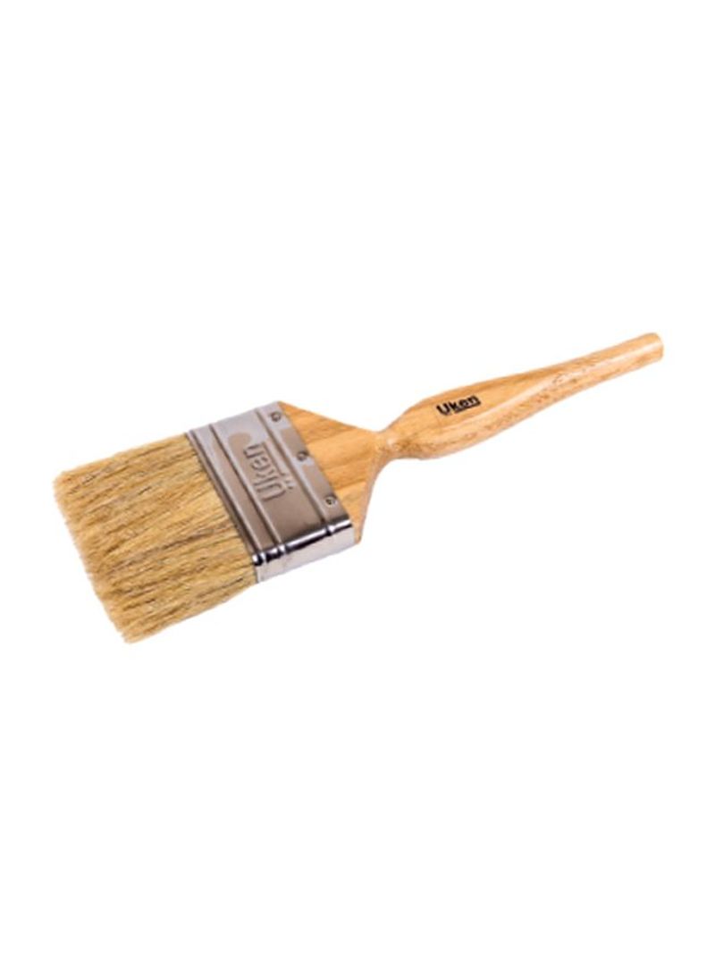 Paint Brush Beige/Silver 5inch