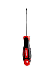 Soft Grip Precision Slotted Screwdriver Silver/Black/Red 3x100millimeter