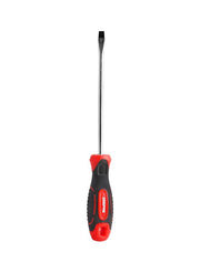 Soft Grip Precision Slotted Screwdriver Silver/Black/Red 6.5x300millimeter