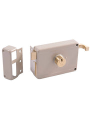 Wooden Door Rim Lock (Gray) 8mm