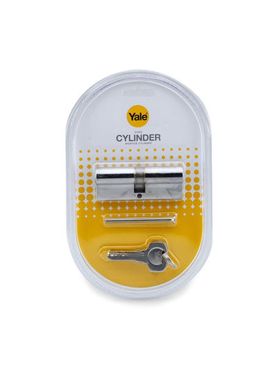 Polished Double Cylinder Lock Silver 10millimeter