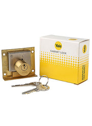 Yale Drawer Lock  Brass 420.25