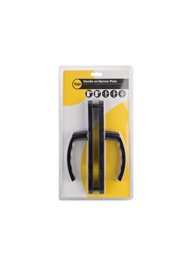 مقبض أسود على لوحة ضيقة 