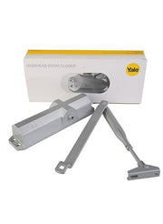 Yale Overhead Door Closer Silver 40millimeter Aluminium 7221220057
