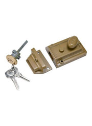 Pack Of 3 Night Latch Gold/Silver 60millimeter