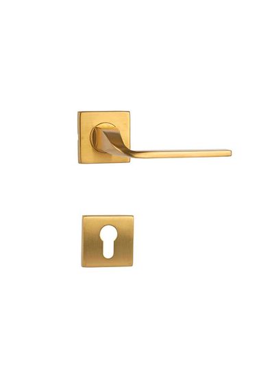 مقبض باب من الفولاذ المقاوم للصدأ ذهبي 8 ملم