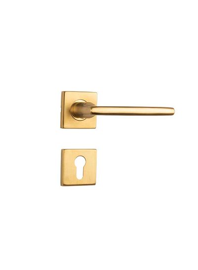 مقبض باب من الفولاذ المقاوم للصدأ ذهبي 8 ملم