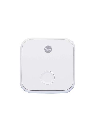 05/401G00/WH Connect Wi-Fi Bridge Remote Access Voice Assistant Integration لقفلك الذكي باللون الأبيض 6x6x6 سم
