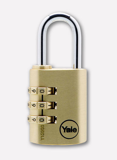 قفل مركب من سلسلة Y150 ذهبي 30 ملم 