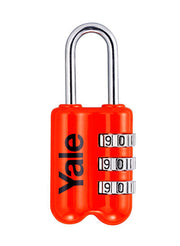 Travel Padlock Suitable For Travelling Bags Red 23millimeter