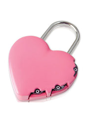 Combination Brass Padlock Pink 40millimeter