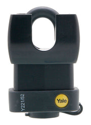 Weatherproof Closed Shackle Padlock Black 52millimeter