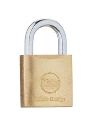 15-0110-2514-00-0201 110 Series Brass Padlock With 2 Keys Gold/Silver 25millimeter
