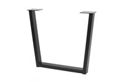 Table leg INDUSTRIA 710 mm x 820 mm, trapezoidal, profile 80 x 40 mm, black