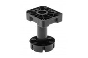Leg ML heavy duty 500 kg h 125-195mm plastic black NEW
