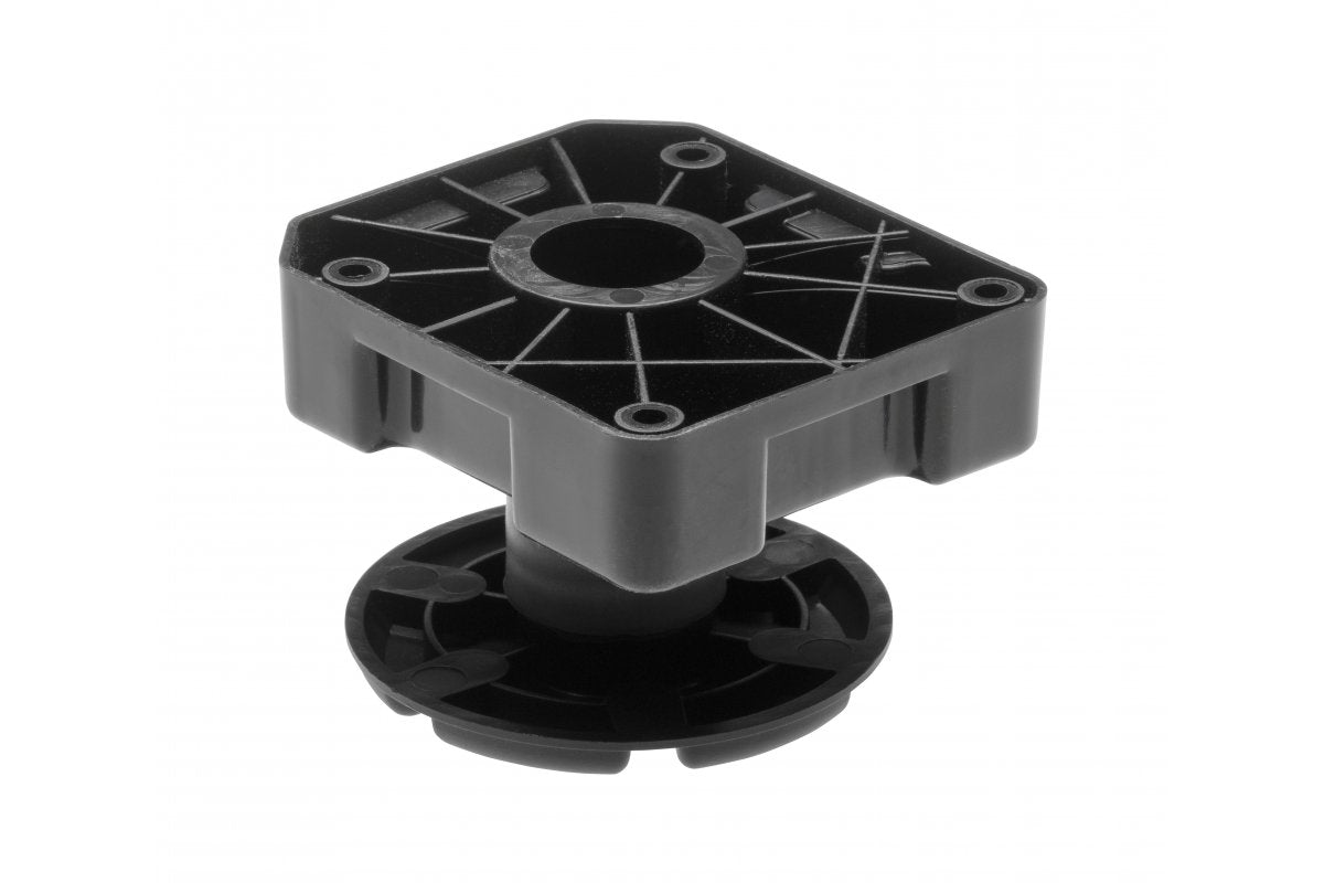 Leg ML heavy duty 500 kg h 65-85mm plastic black NEW