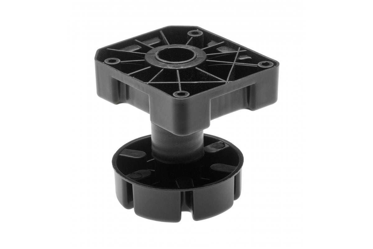 Leg ML heavy duty 500 kg h 95-145mm plastic black NEW