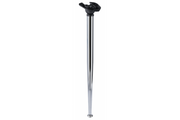 Leg 40 x 710 X-LINE inclined, foldable, adjustable foot, chrome