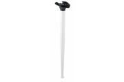Leg 40 x 710 X-LINE inclined, foldable, adjustable foot, white