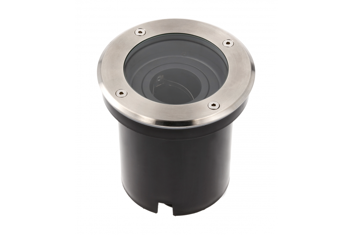INRUN LUMINAIRE BETA-O with adjustable angle, max.50 W, GU10, IP67, AC220-240V, 50/60Hz, inox