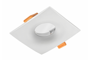 Ceiling spot fixture ALESSIO, IP54, square, white
