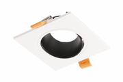 Ceiling spotlight ARIES IP20, square, white/black