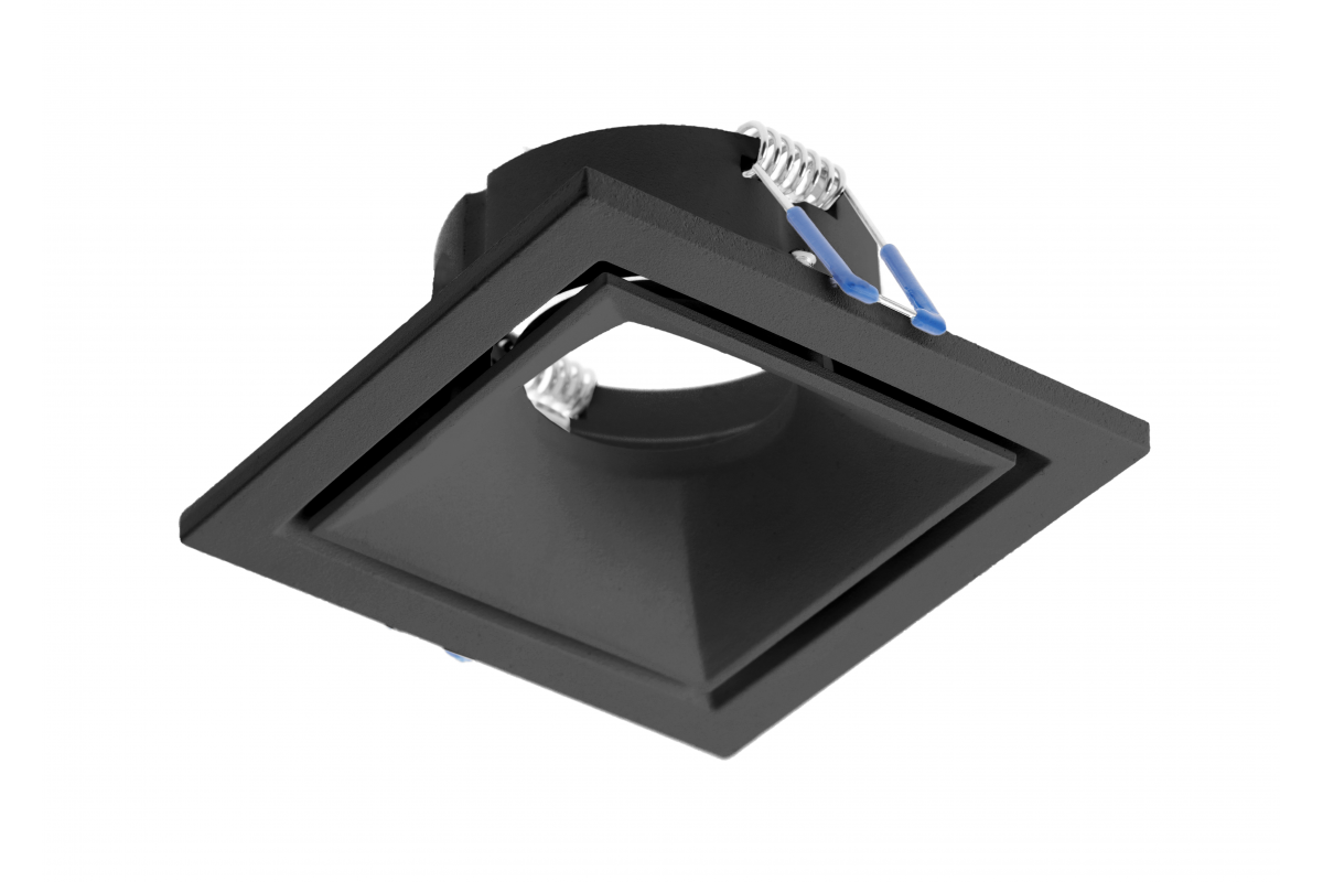 Ceiling spotlight CANNA, IP20, square, black