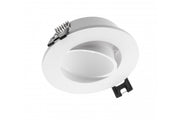 Ceiling spot light fixture LINTO, IP20, round, ?90x29mm, white
