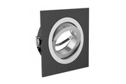 MORENA ceiling spot luminaire, IP20, square, black