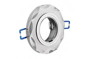 BRILLANTE ceiling spot luminaire, glass, white crystal, round