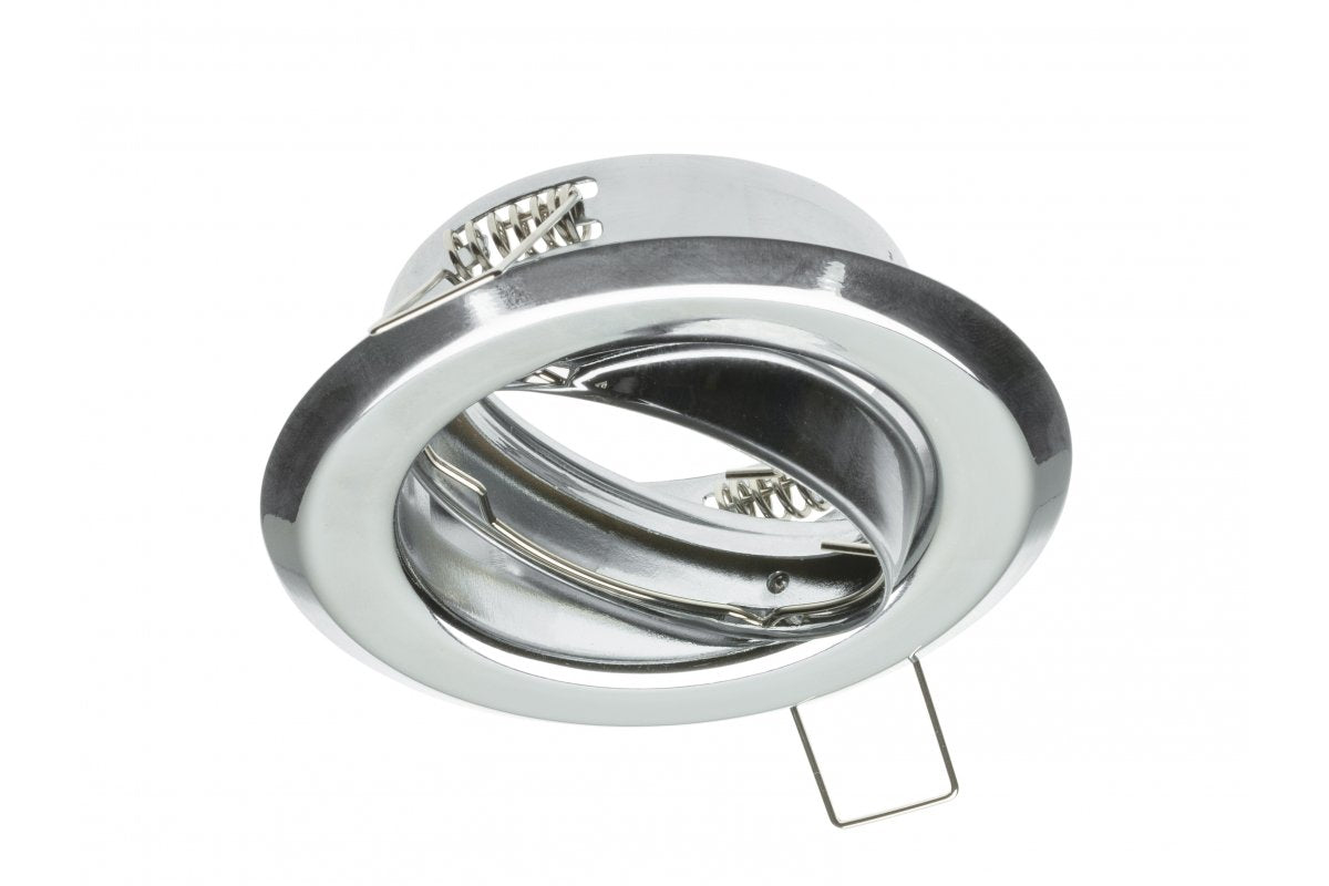 Ceiling spotlight PARMA III, IP20, round, chrome, angle adjustable