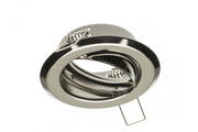 Ceiling spotlight PARMA III, IP20, round, black chrome, angle adjustable