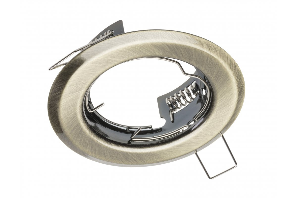 Ceiling spotlight PARMA III, IP20, round, old gold