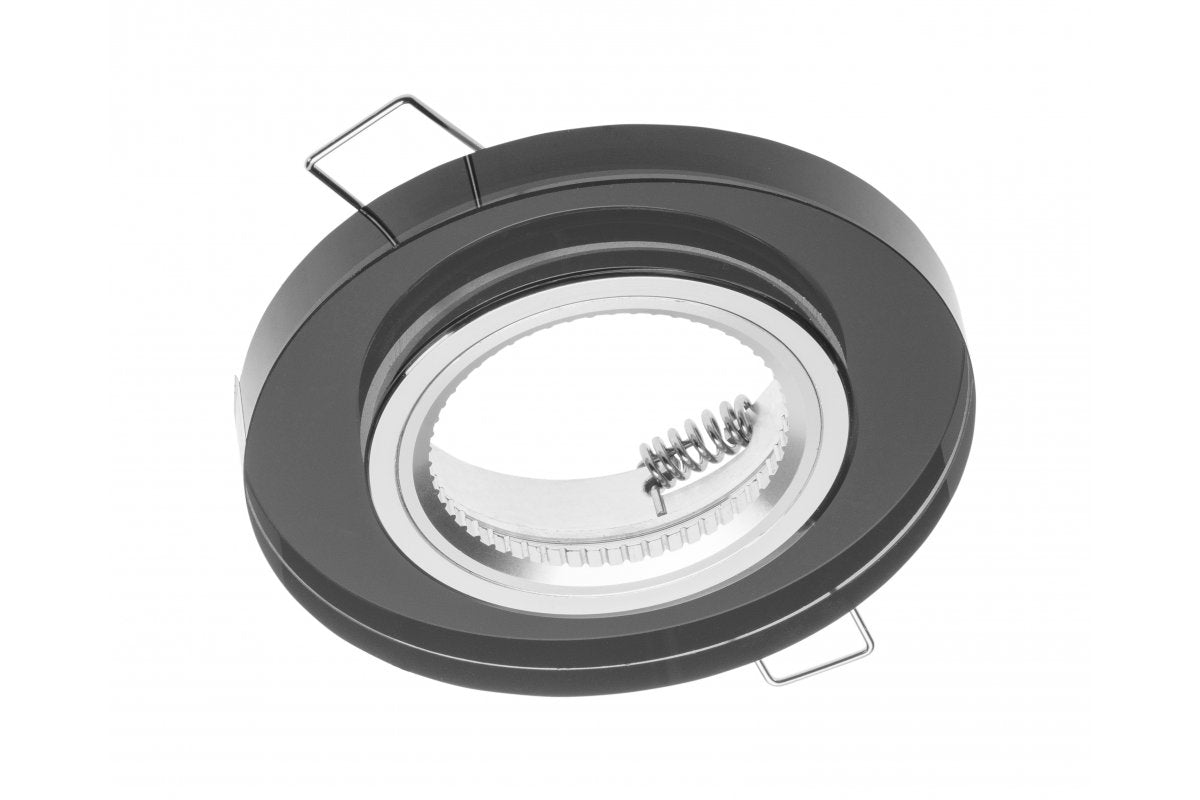 Ceiling spot light fixture PALACE II, IP20, round, black