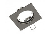 PORTO ceiling spot luminaire, IP20, square, black chrome, TYPE DS10
