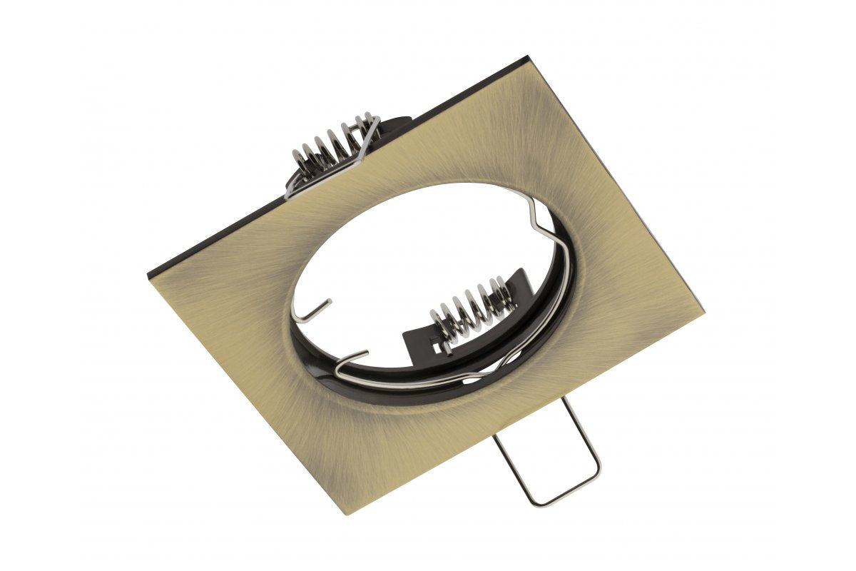 PORTO ceiling spot luminaire, IP20, square, patina, TYPE DS10