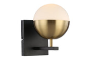 Luminaria de pared ABIES,3404,AC220-240V,50/60Hz,1*E27, IP20, individual, dorada