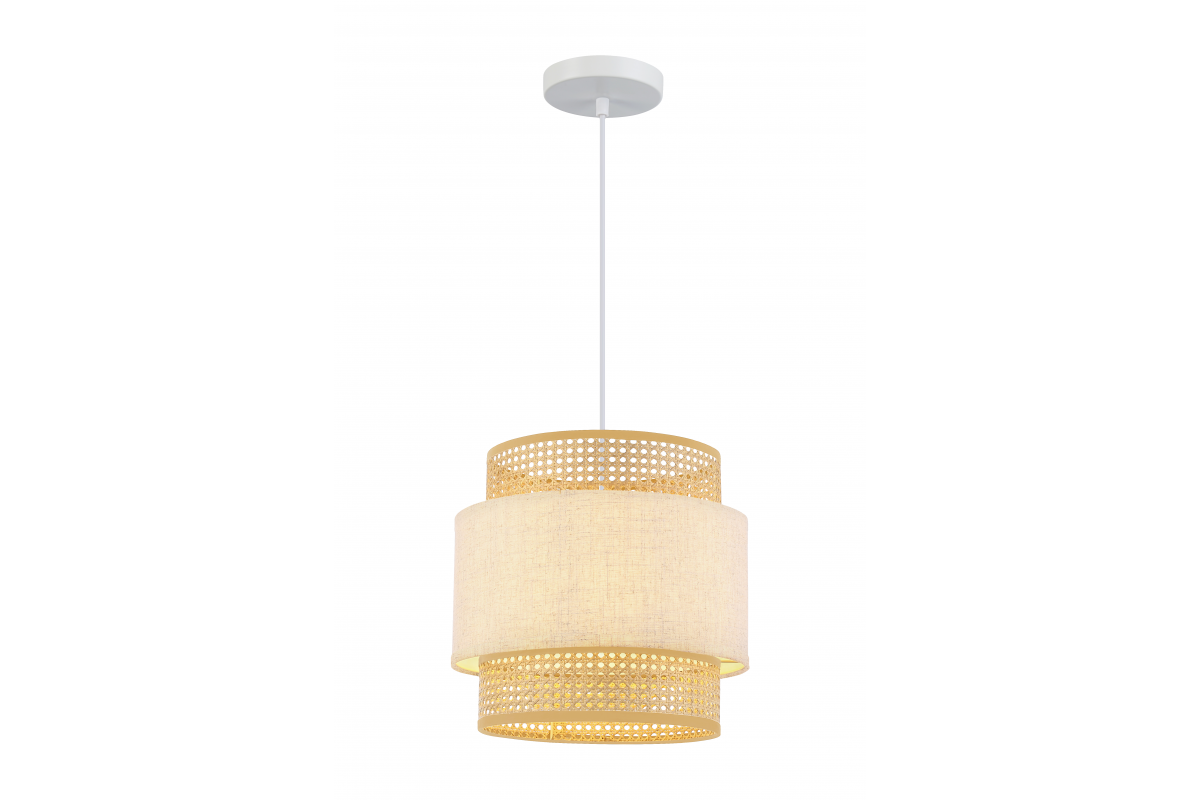 Ceiling luminaire ABRA, 6168, AC220-240V, 50/60Hz, 1*E27, max.40W, IP20, avg. 40 cm, cream