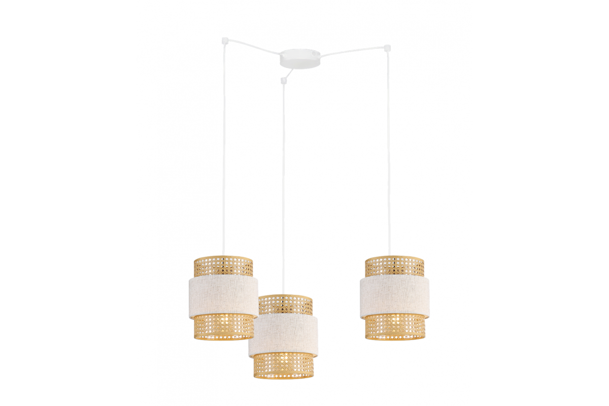 Ceiling luminaire ABRA 2, 6151, AC220-240V, 50/60Hz, 3*E27, max.40W, avg. 20 cm, cream