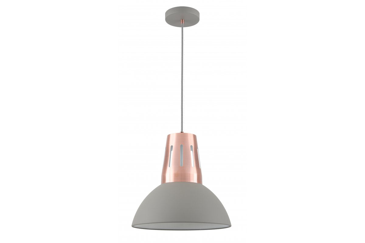 Ceiling fixture ARTEMIA L,2447,AC220-240V,50/60Hz,1*E27, max.40W, IP20, 34,5cm, single, grey