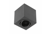 Ceiling luminaire AVEIRO BIS, aluminium, 80x80x90mm, IP20, max 20W, square, black
