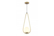 Ceiling fixture CIKLOP,7542,AC220-240V,50/60Hz,1*E27, IP20, Diameter 20 CM, single, gold