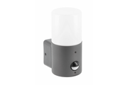 Garden luminaire CORTA-AU PIR, E27, MAX.25W, IP44, AC220-240V, 50-60Hz, sconce, top, graphite